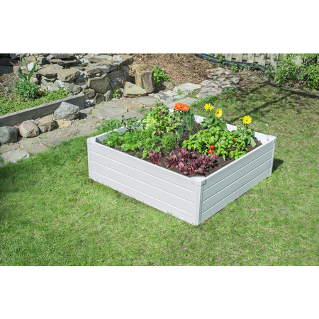 NUVUE GARDEN BED WHT 15X48"" 26003